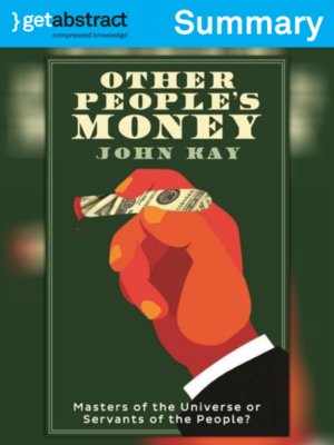 cover image of Other People's Money (Summary)
